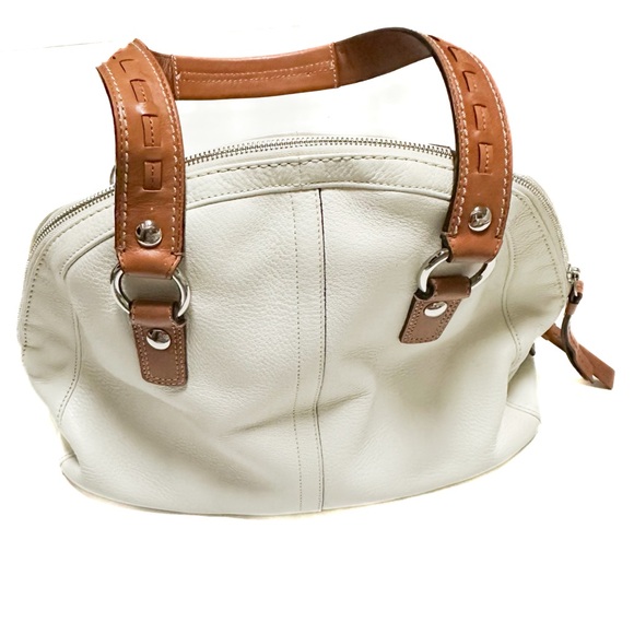 Coach Y2K SoHo Courtney Domed Buckle Satchel Soft Pebble White Leather - Picture 9 of 16